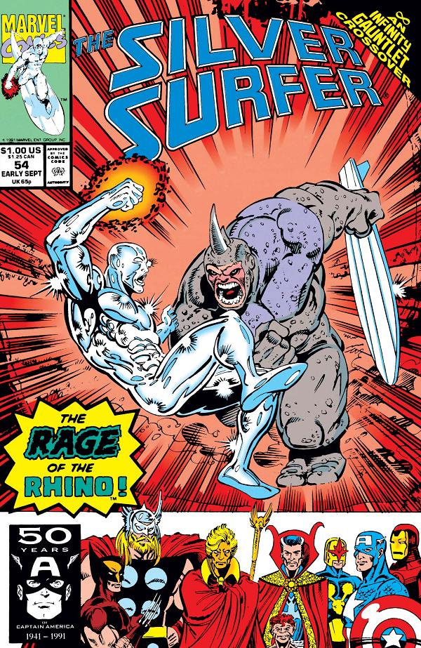 Silver Surfer #54  cover