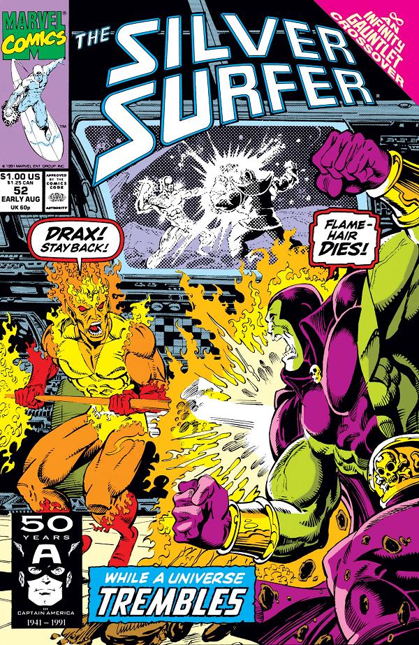 Silver Surfer #52 cover