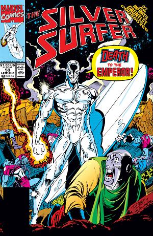 Silver Surfer #53  cover