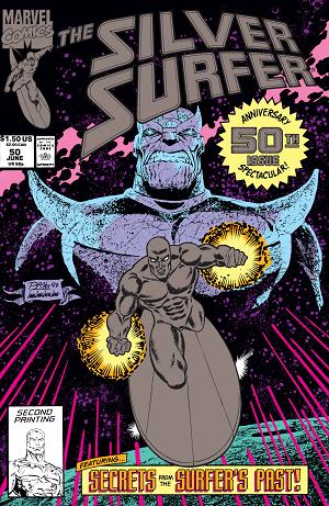 Silver Surfer #50 cover