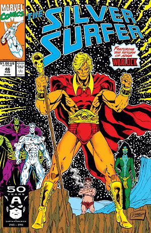 Silver Surfer #46  cover