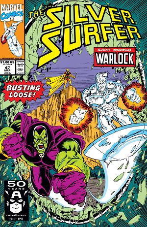 Silver Surfer #47 cover