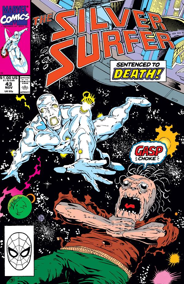 Silver Surfer #43  cover