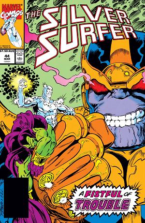 Silver Surfer #44  cover