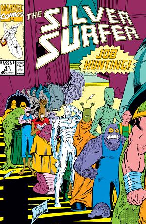 Silver Surfer #41  cover