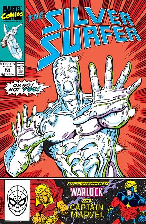 Silver Surfer #36  cover