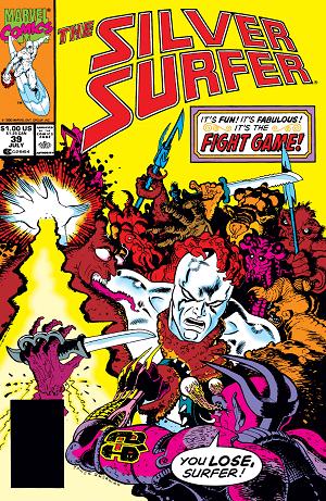 Silver Surfer #39 cover