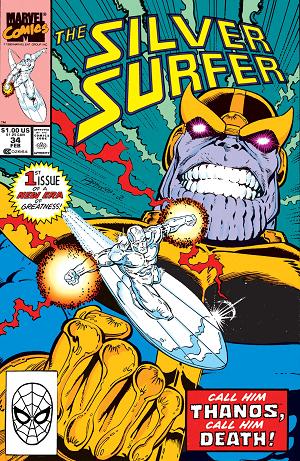 Silver Surfer #34  cover