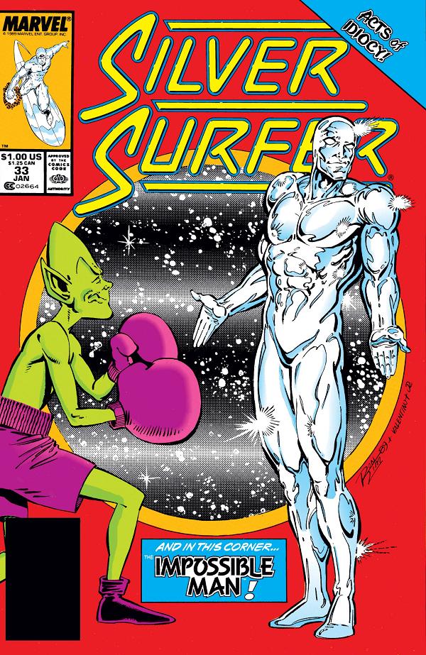 Silver Surfer #33  cover