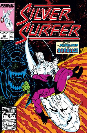 Silver Surfer #28 cover