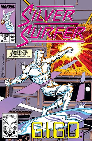 Silver Surfer #24  cover