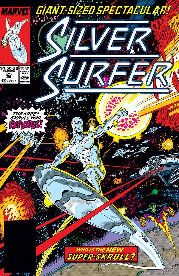 Silver Surfer #25  cover