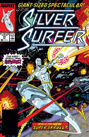 Silver Surfer #25  cover