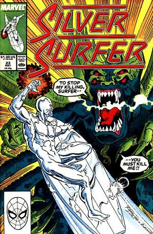 Silver Surfer #23  cover