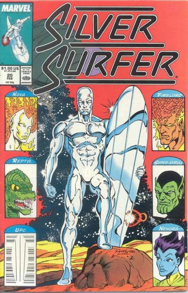 Silver Surfer #20  cover