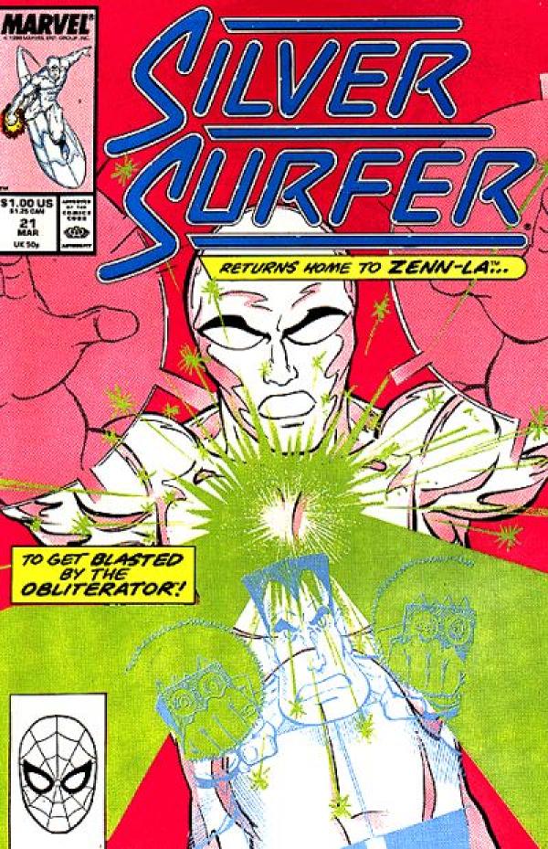 Silver Surfer #21  cover