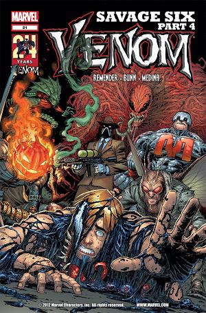 Venom #21 cover
