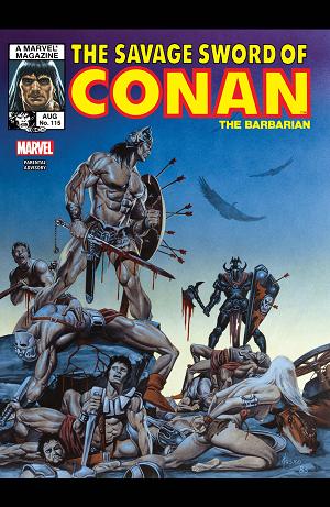 The Savage Sword Of Conan #115 cover
