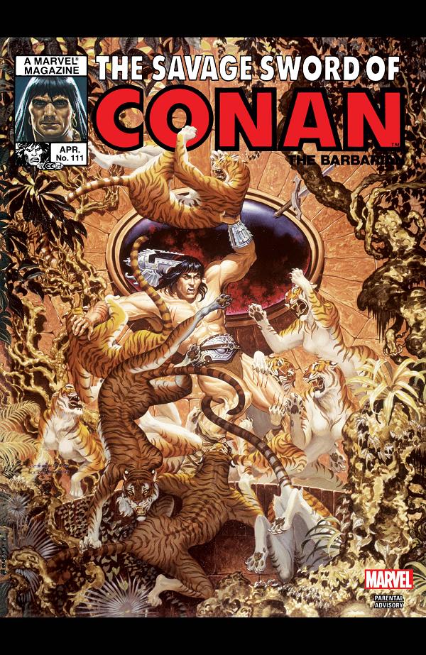 The Savage Sword Of Conan #111  cover