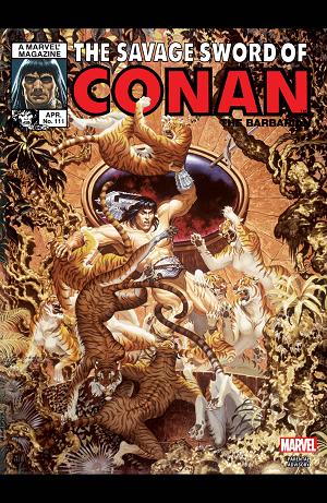 The Savage Sword Of Conan #111 cover