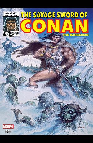 The Savage Sword Of Conan #110 cover
