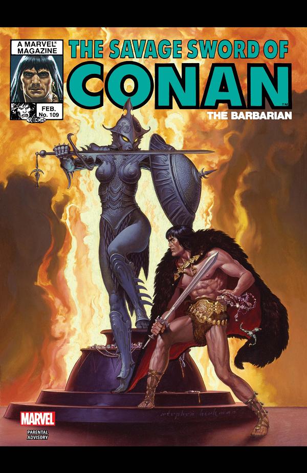 The Savage Sword Of Conan #109  cover