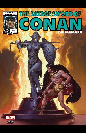 The Savage Sword Of Conan #109 cover