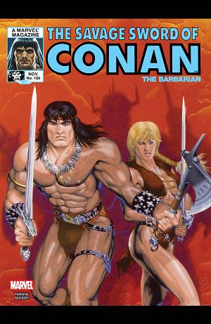 The Savage Sword Of Conan #106 cover