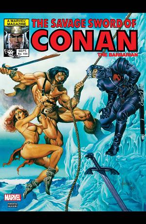 The Savage Sword Of Conan #104 cover