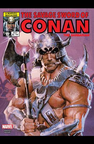 The Savage Sword Of Conan #102 cover