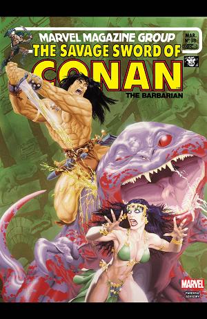 The Savage Sword Of Conan #98 cover