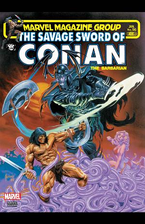 The Savage Sword Of Conan #96 cover