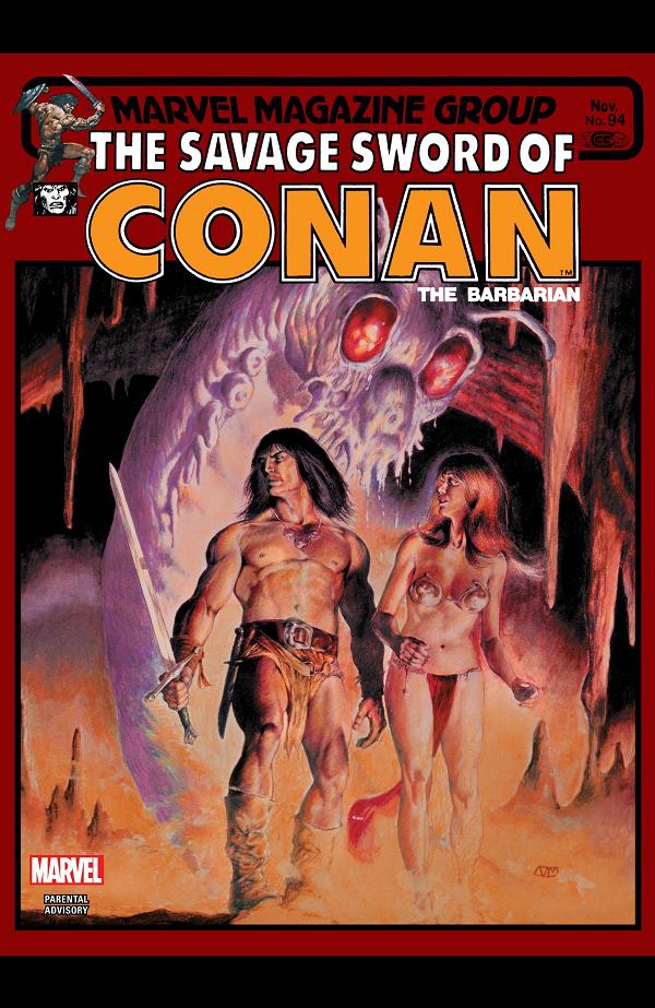 The Savage Sword Of Conan #94  cover