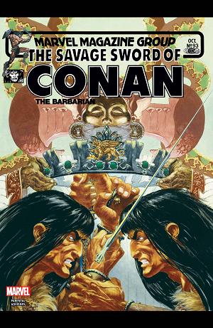 The Savage Sword Of Conan #93 cover