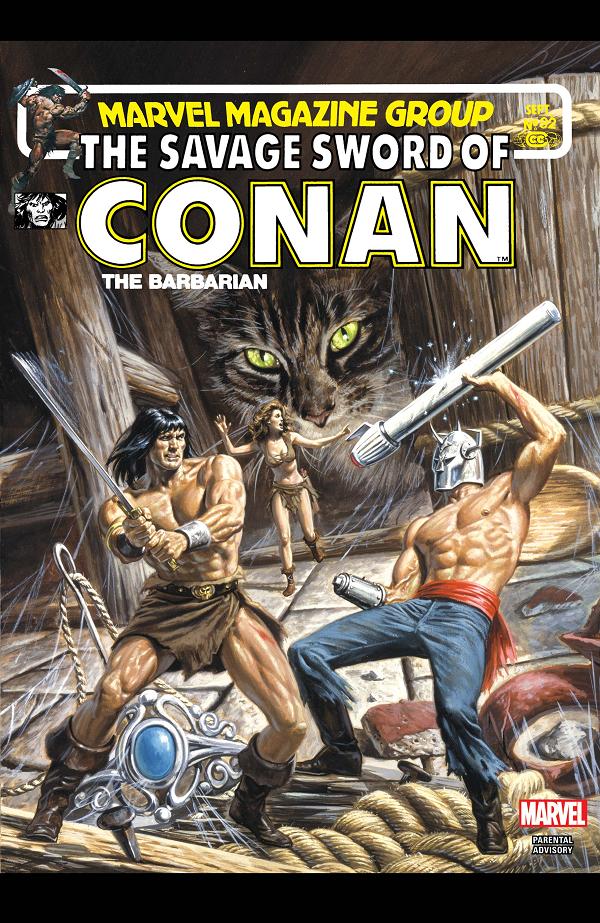 The Savage Sword Of Conan #92  cover
