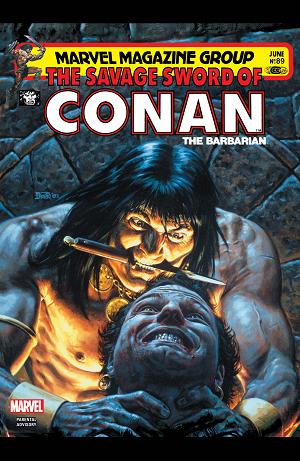 The Savage Sword Of Conan #89 cover