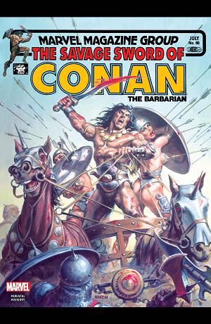 The Savage Sword Of Conan #90 cover