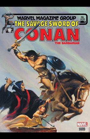 The Savage Sword Of Conan #85 cover