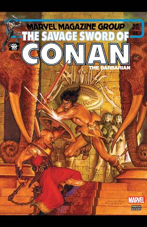 The Savage Sword Of Conan #88 cover