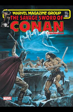 The Savage Sword Of Conan #82  cover