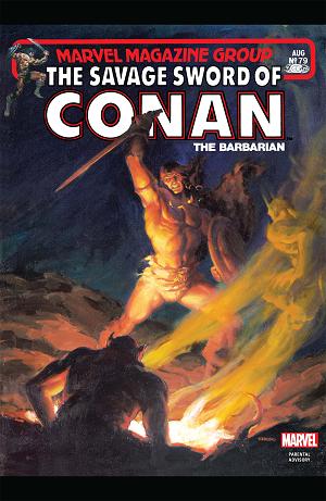 The Savage Sword Of Conan #79  cover