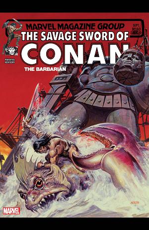 The Savage Sword Of Conan #80  cover