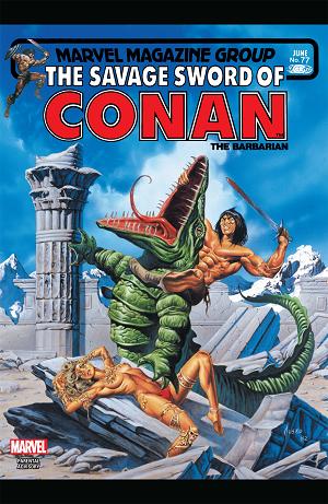 The Savage Sword Of Conan #77  cover