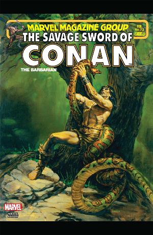 The Savage Sword Of Conan #73  cover