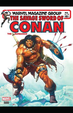 The Savage Sword Of Conan #74  cover