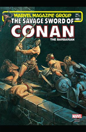 The Savage Sword Of Conan #71  cover