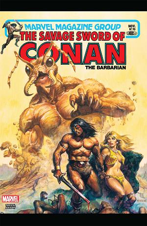 The Savage Sword Of Conan #70  cover