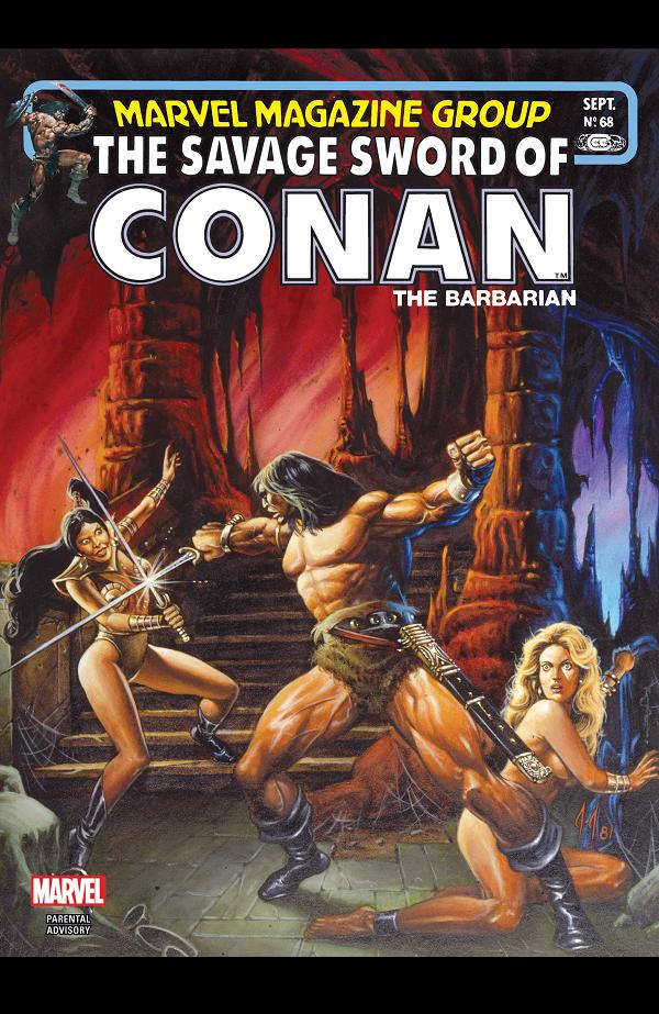 The Savage Sword Of Conan #68  cover