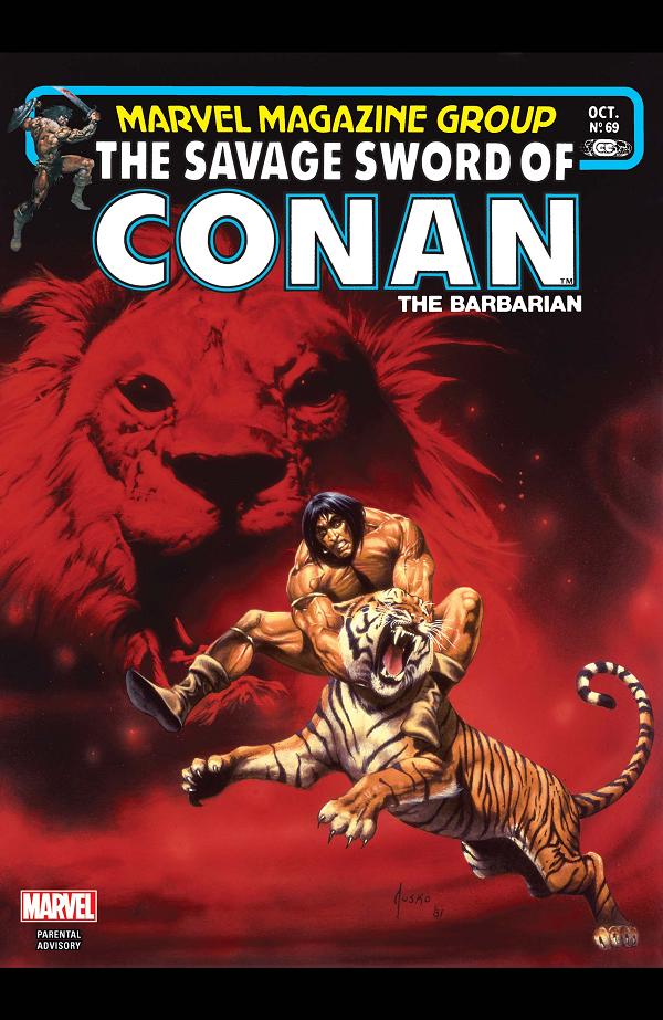 The Savage Sword Of Conan #69  cover