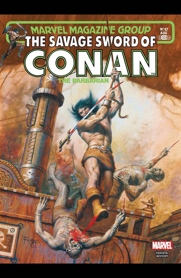 The Savage Sword Of Conan #67 cover